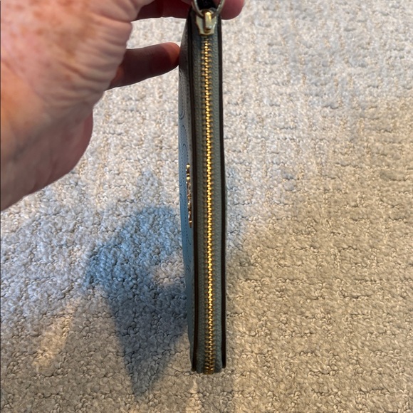 Coach Wristlet Perferforated Kissing Cs - Picture 7 of 10